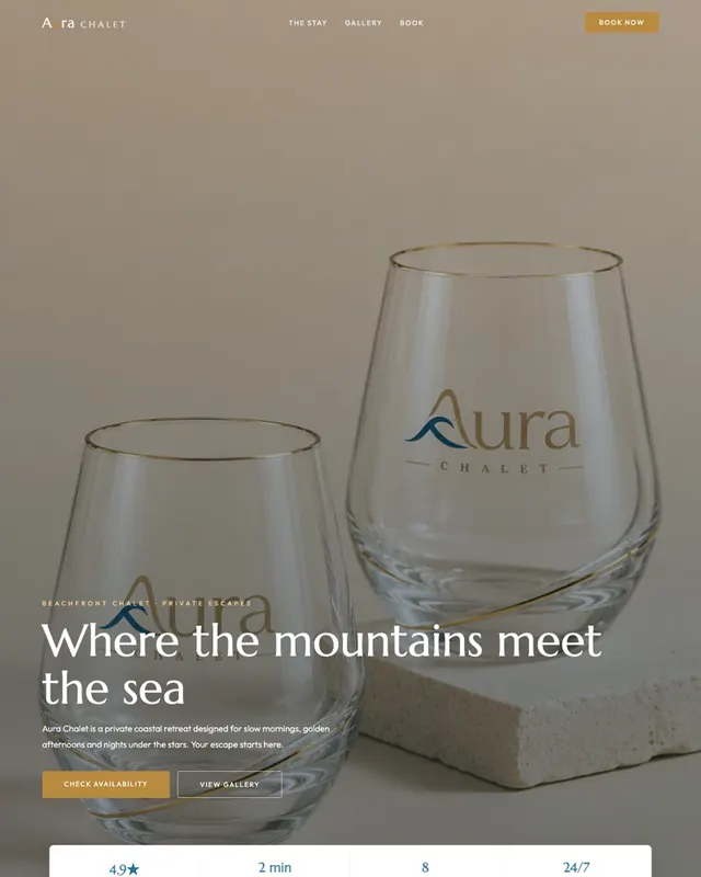 Web Design & Development, Corporate Sites & Landing Pages - aura